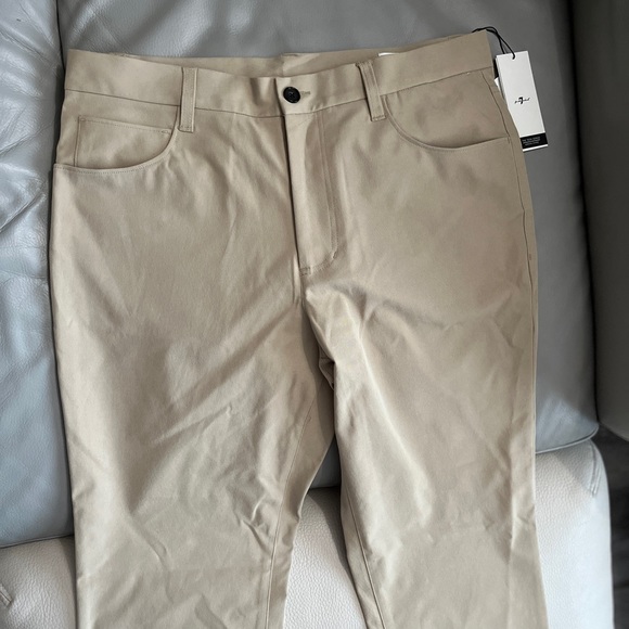 NWT - 7 For All Mankind Men’s Slim Tapered Fit Adrien Chino - Size 33 - Picture 2 of 11